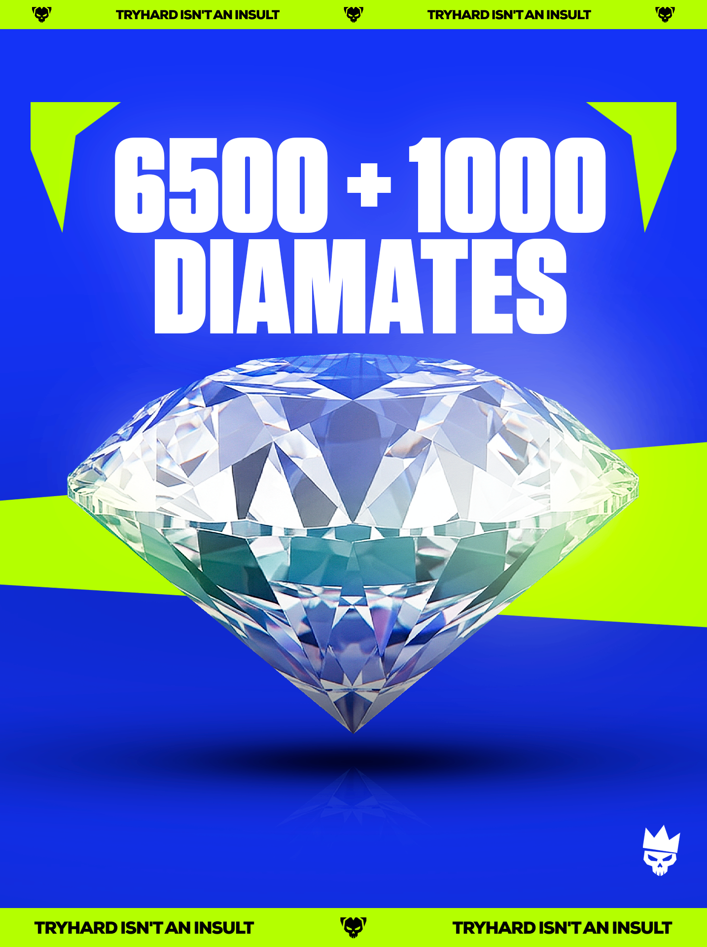 6.500 DIAMANTES + 1000 BÔNUS