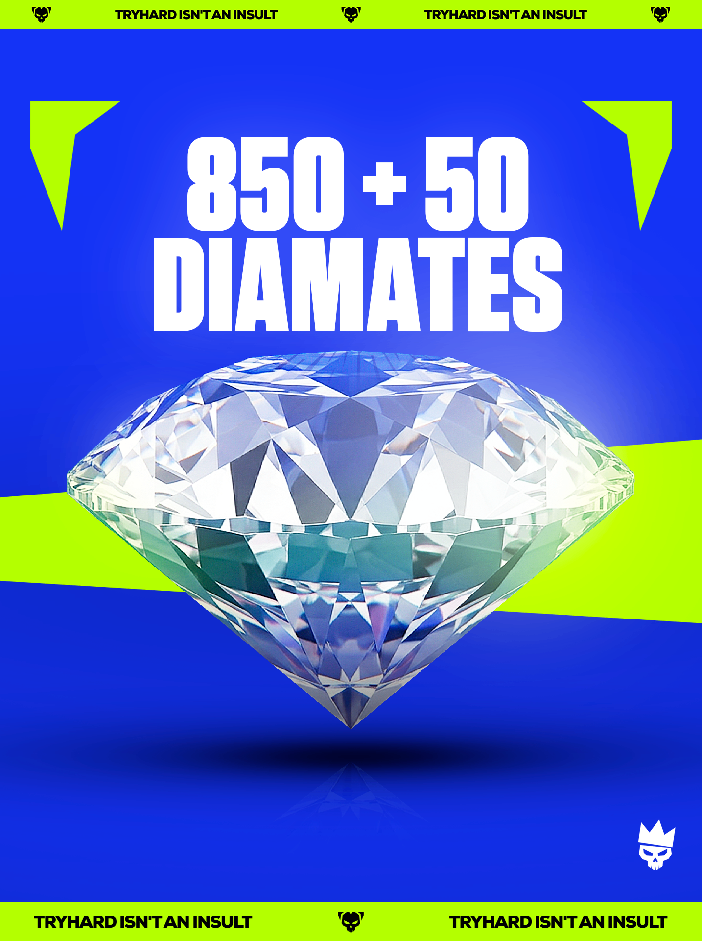 850 DIAMANTES + 50 BÔNUS